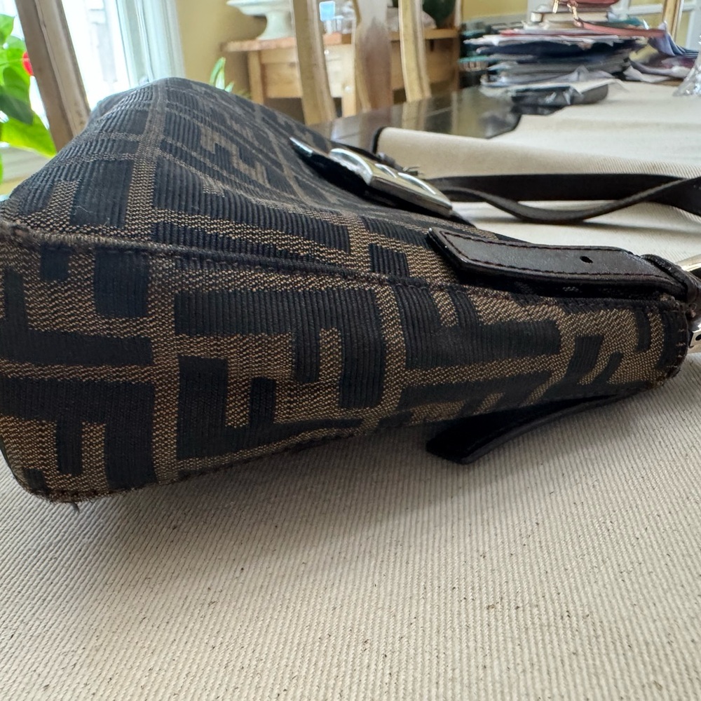 FENDI Zucca Shoulder Bag in Tobacco - Picture 6 of 12